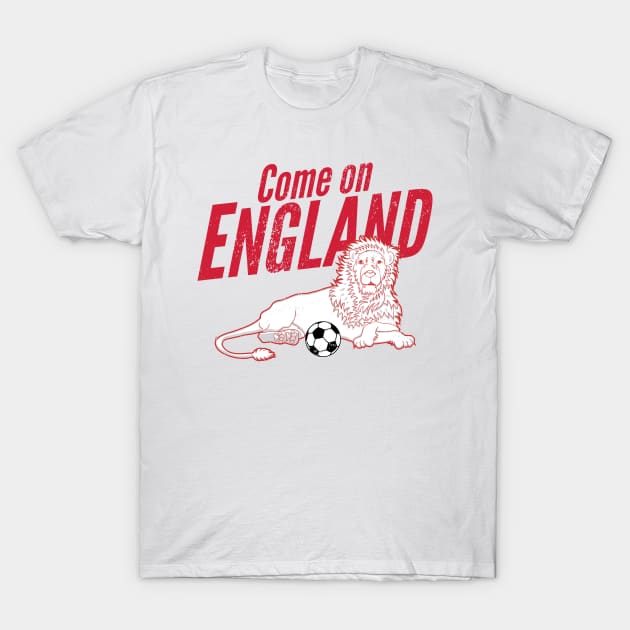 England Soccer Fan T-Shirt by atomguy